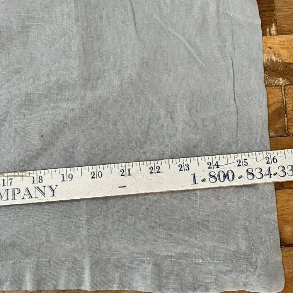 Quince Gray Linen Euro Pillow Shams 26